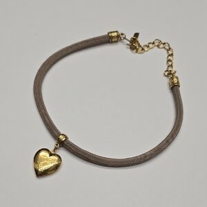 1928 Gold Heart Locket Necklace
